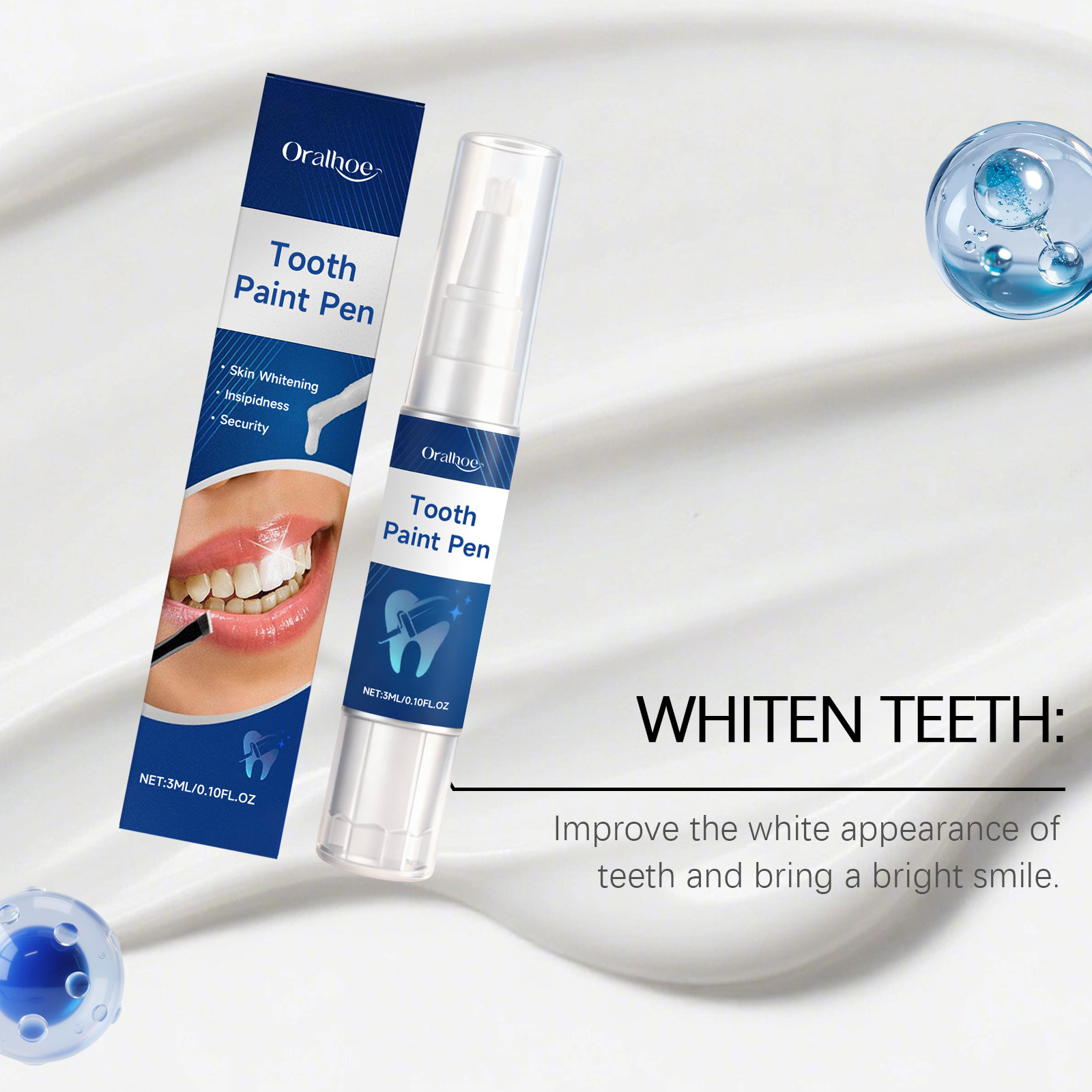 ORALHOE – długopis do wybielan – Teeth Whitening Pens recenzja i cena